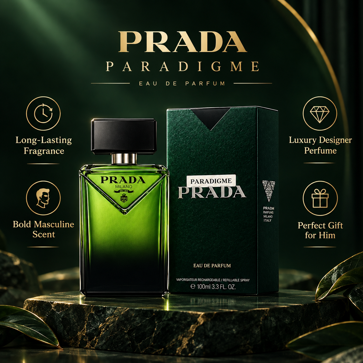 Prada Paradoxe Eau de Parfum for Women – 100ml / 3.3 fl oz