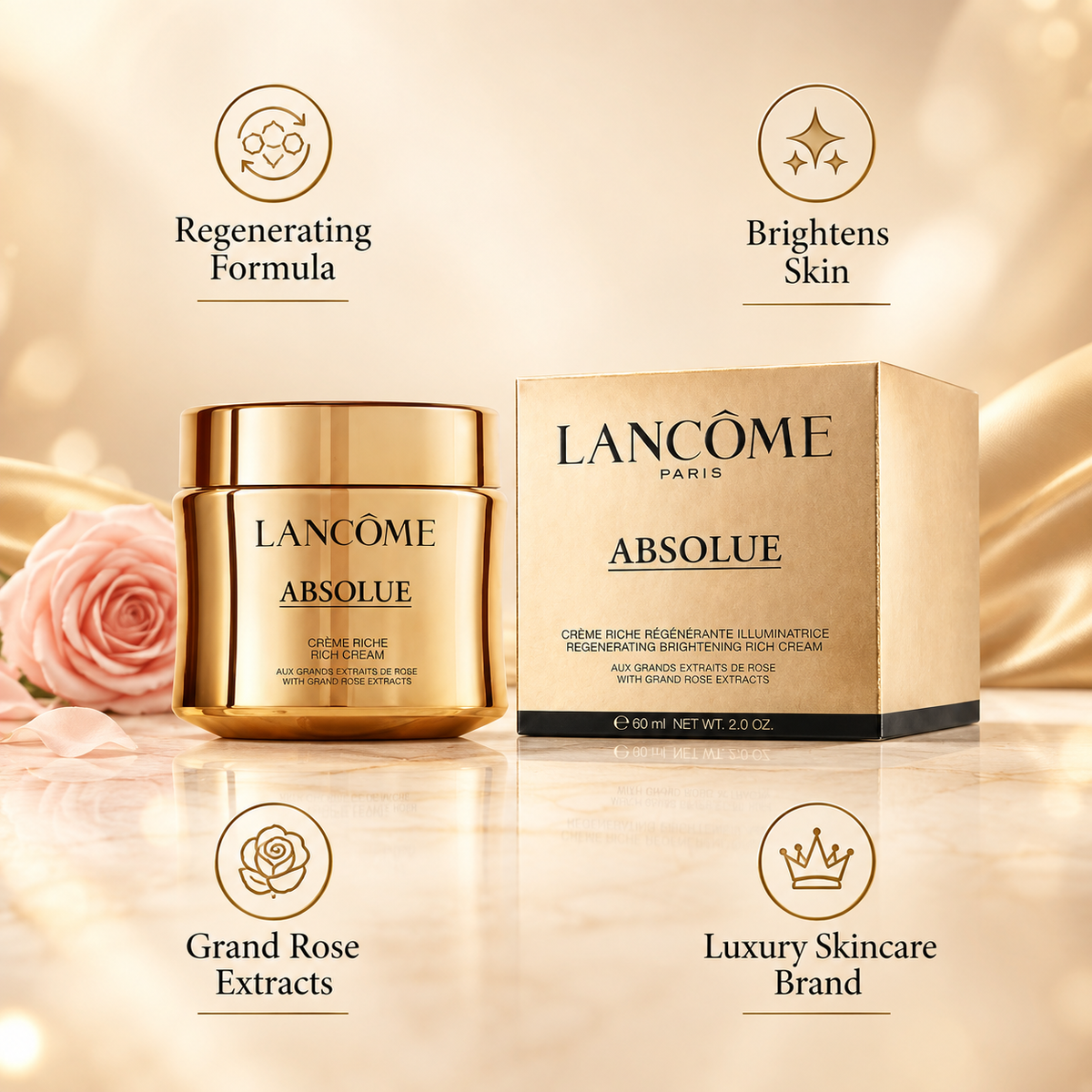 Lancôme Absolue Regenerating Brightening Rich Cream – 60ml