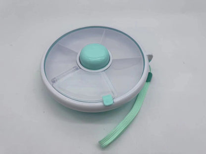 Rotating Snack Organizer with Lid for Kids