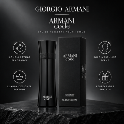 Armani Code Eau de Toilette for Men – Giorgio Armani