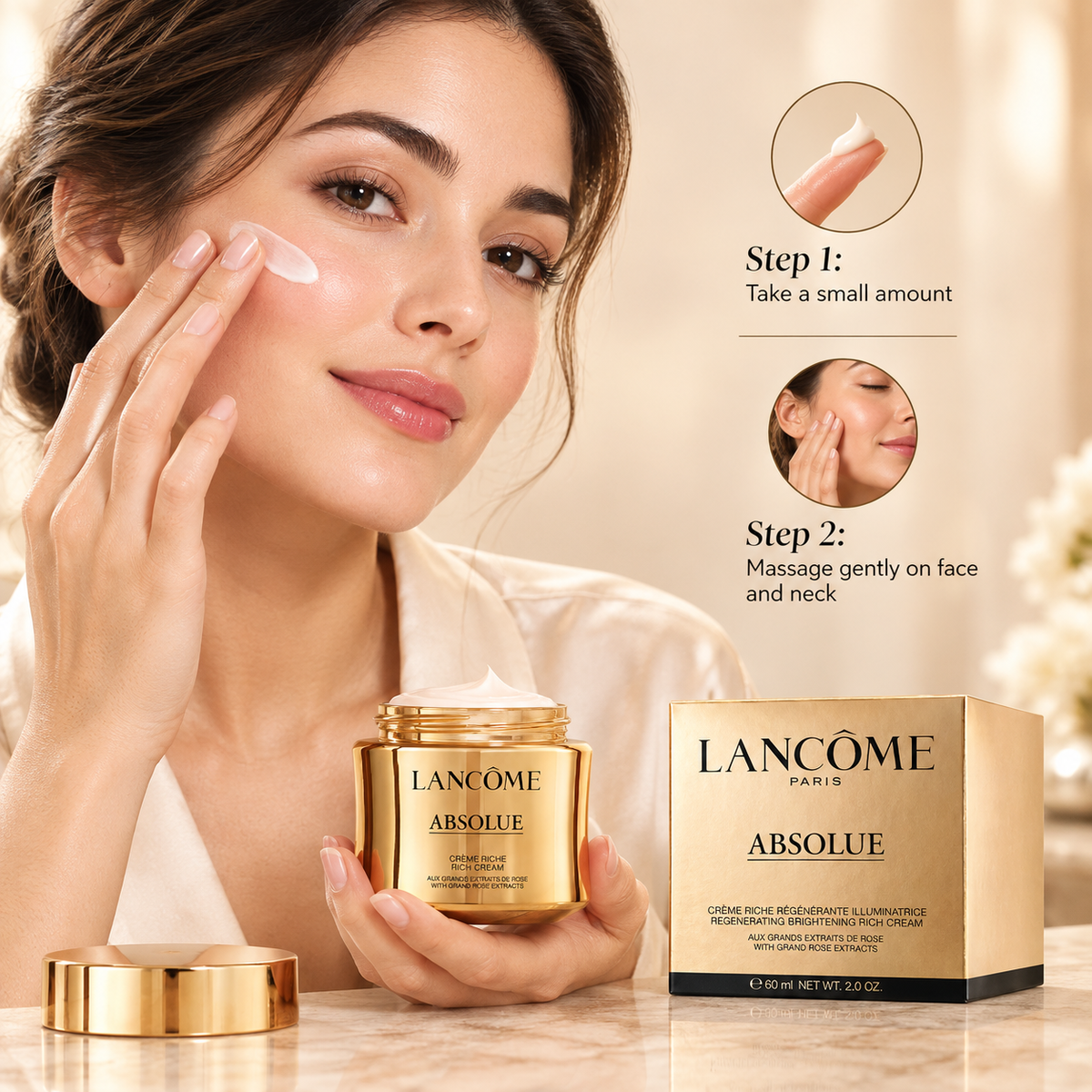 Lancôme Absolue Regenerating Brightening Rich Cream – 60ml