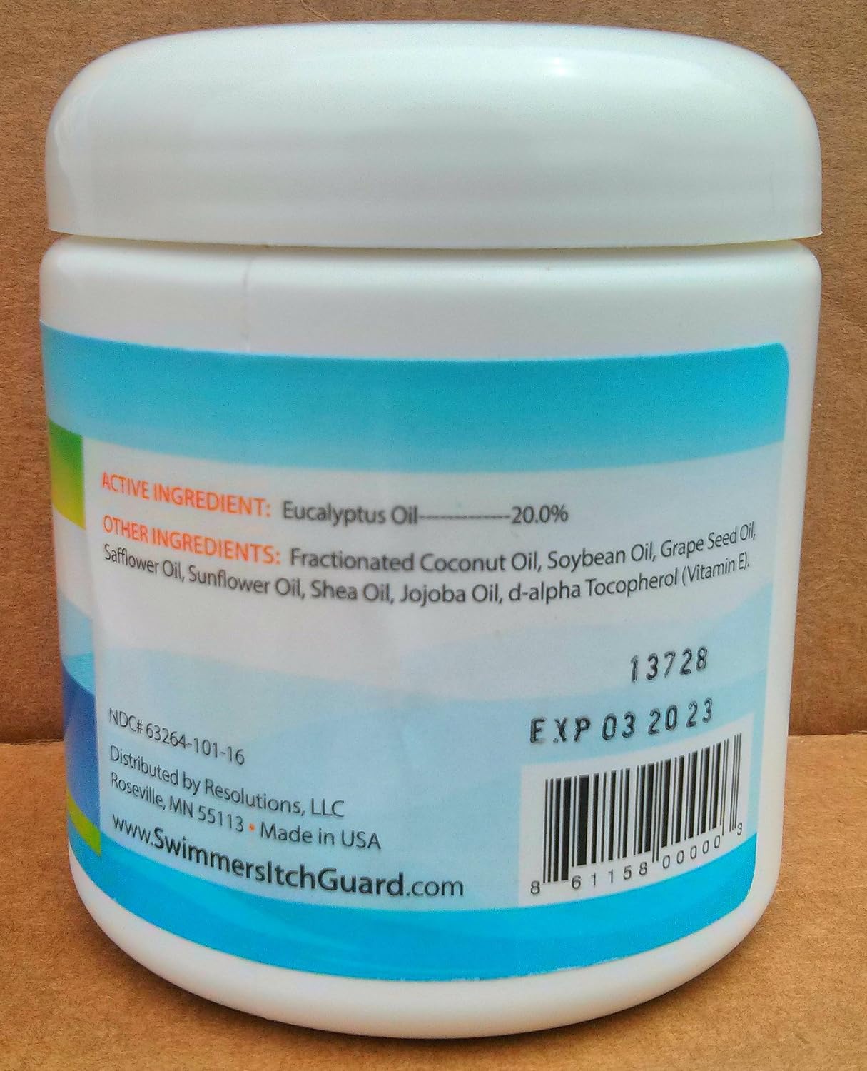 SwimGuard Itch-Protection Cream — Water-Resistant, 4 oz