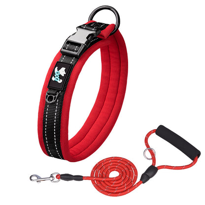 High-Visibility Pet Collar & Leash Set – Reflective Safety Collar for Dogs