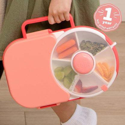 Rotating Snack Organizer with Lid for Kids
