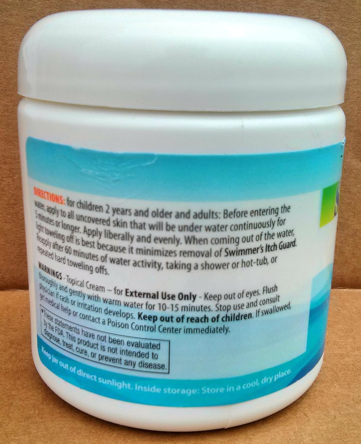 SwimGuard Itch-Protection Cream — Water-Resistant, 4 oz